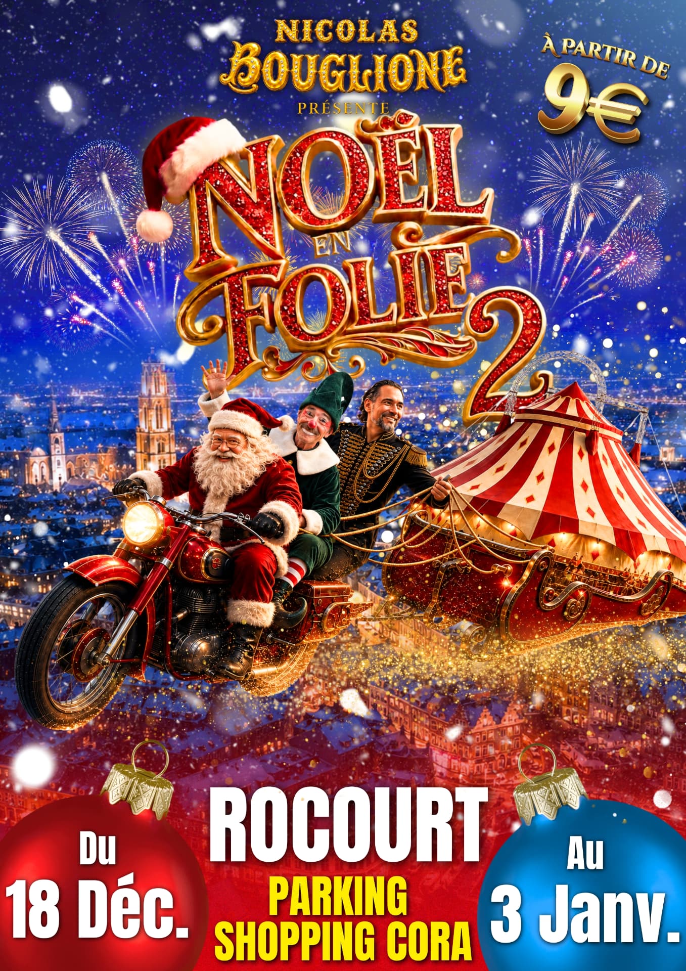 Affiche Noël en Folie 2 à Rocourt